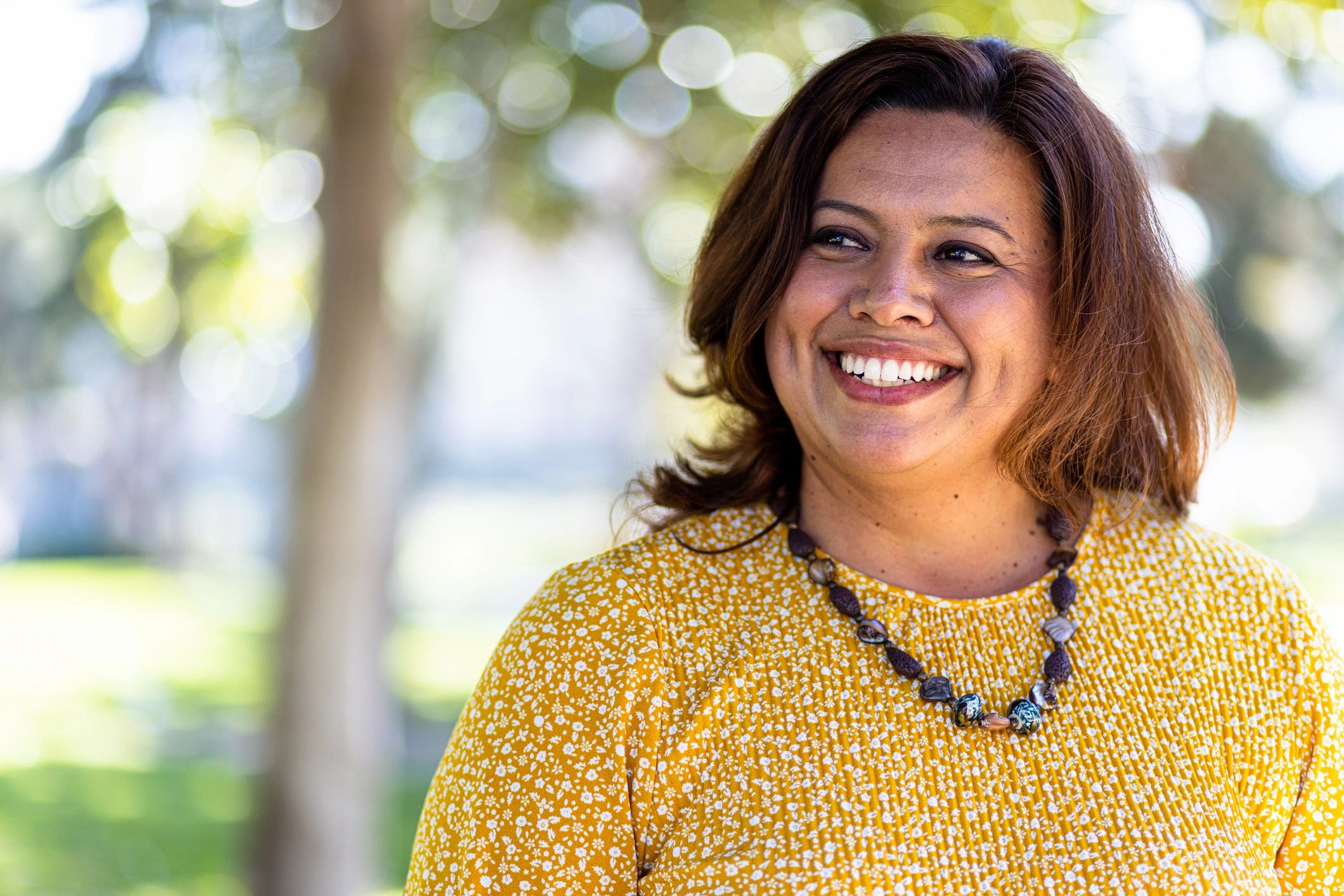 client testimonial portrait happy