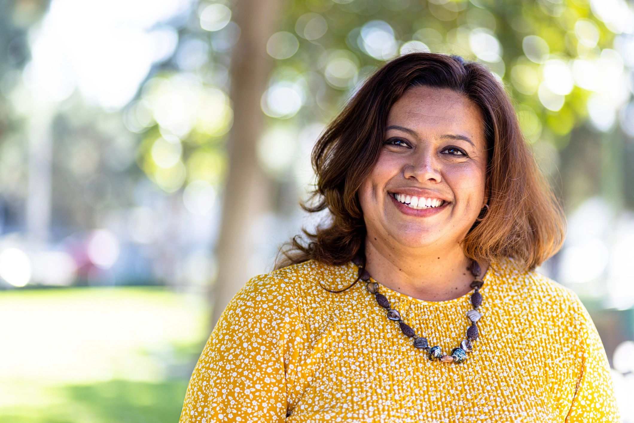 client testimonial portrait happy